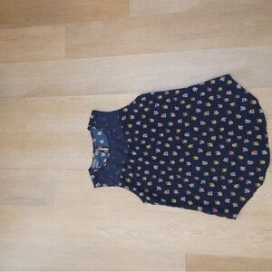 Van Heusen Navy Floral Women's Top